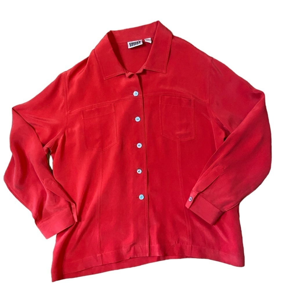 Chico's Design Button-down Silk Blouse - image 11